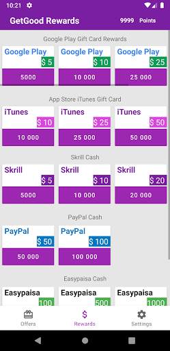 GetGood Rewards: Earn Free Gift Cards and Cash स्क्रीनशॉट 2