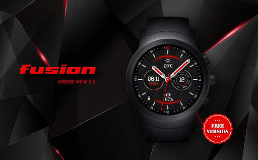 Fusion Watch Face & Clock Live Wallpaper 2 تصوير الشاشة