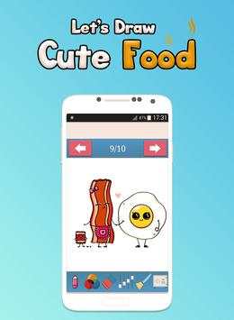 How to draw cute food characters screenshot 7