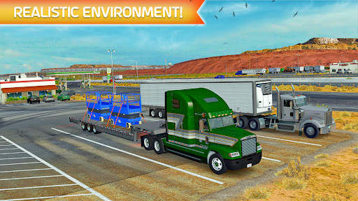 Euro Truck simulator 3d games screenshot 1