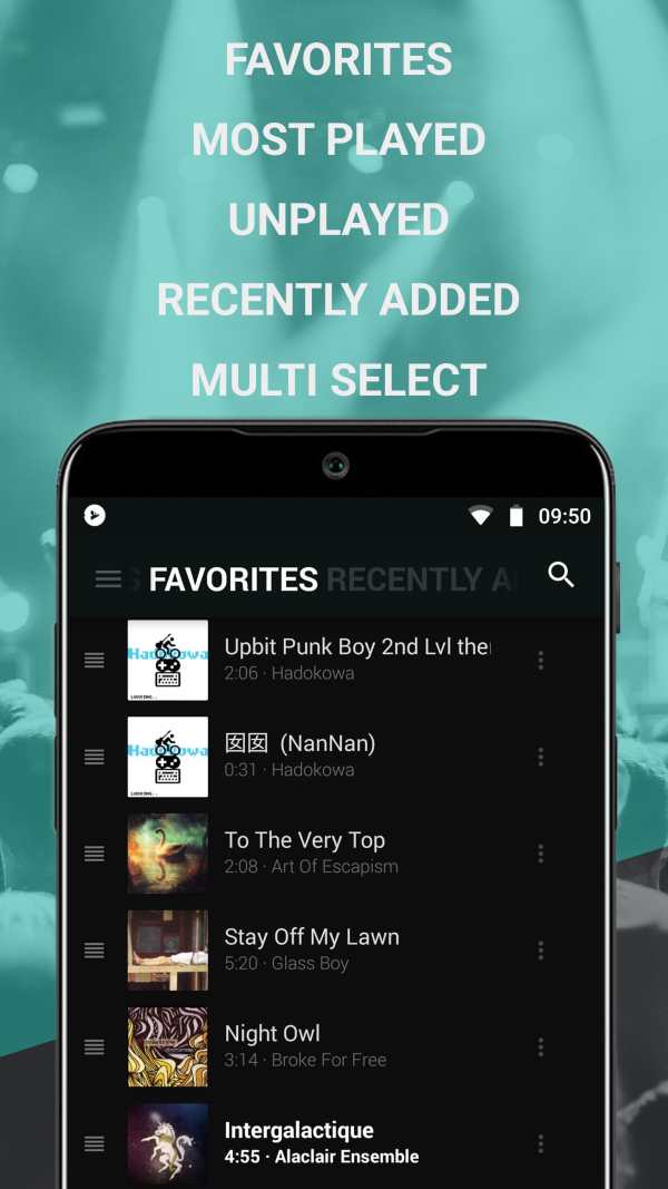 BlackPlayer Music Player screenshot 6