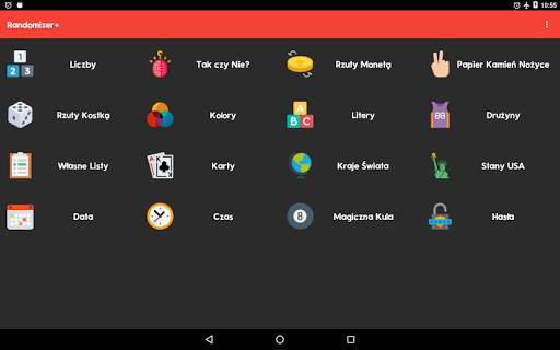 Randomizer  Generator losowych wyborów liczb haseł screenshot 15