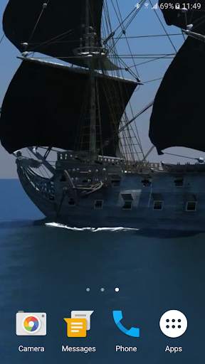 Sailing Ship Live Wallpaper screenshot 8