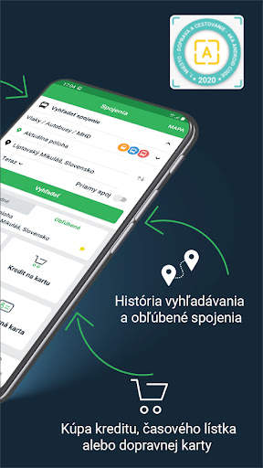 Dopravná karta v mobile screenshot 2