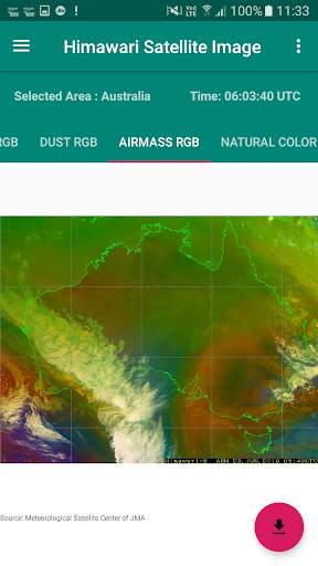 Live Himawari Satellite Image screenshot 2