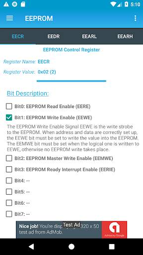 AVR Registers Reboot скриншот 4
