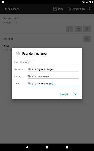 MELFA Robot Error screenshot 10