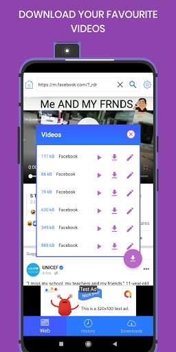 Panu Video Downloader - very fast downloader screenshot 1