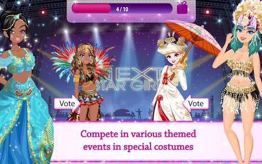 Star Girl - 🛍️Fashion 💋Makeup & 👗Dress Up screenshot 16