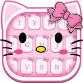 Pink Kitty Keyboard Theme on 9Apps