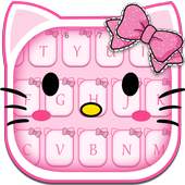 Pink Kitty Keyboard Theme 10001003