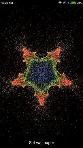 Particles live wallpaper screenshot 3