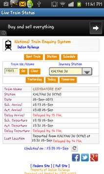 Live Train Status (IRCTC) screenshot 3