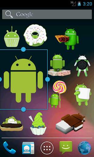 Waving Droid Widget screenshot 5