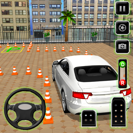 kereta Tempat letak kereta 3d icon