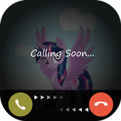 Fake Call MyLittle Pony prank icon