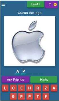 Guess the Logo Earn Money - Trivia with cash prize screenshot 1