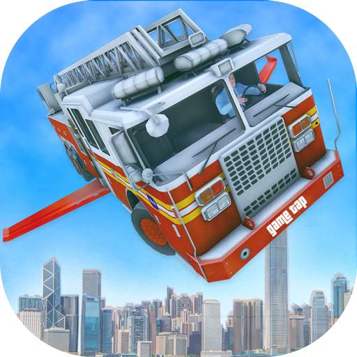 Flying Robot Fire Truck Game 0.6