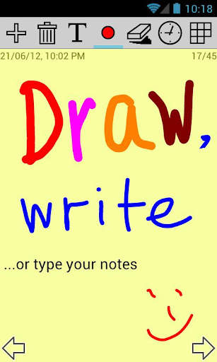apMemo Lite - Graphic Notepad screenshot 1