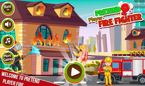 Pretend Play My Firestation Town  : Rescue Fireman screenshot 1