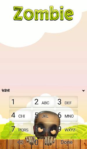 Zombie Animated Keyboard   Liv screenshot 5