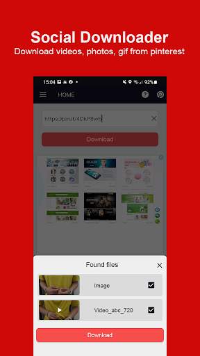 Video downloader for pinterest screenshot 2