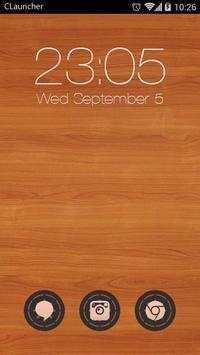 Wooden C Launcher Theme screenshot 4