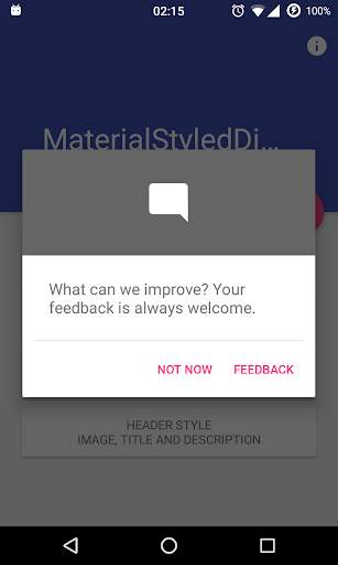 MaterialStyledDialogs Library 2 تصوير الشاشة