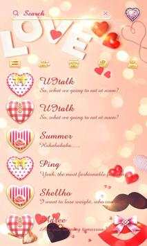 (FREE) GO SMS LOVER THEME screenshot 2