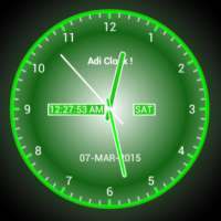 Adi AnalogClock Live Wallpaper on 9Apps