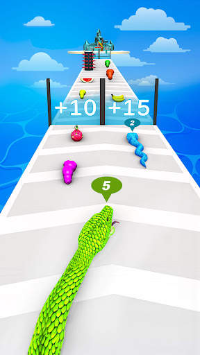 Snake Run Race・Fun Worms Games screenshot 4