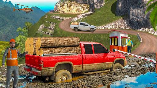Offroad Pickup Cargo Truck 3D screenshot 4