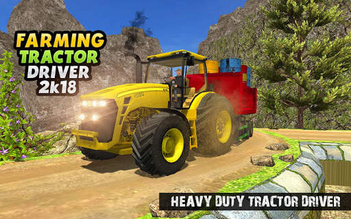 Real Tractor Cargo Transport : New Farming Game 3D screenshot 7