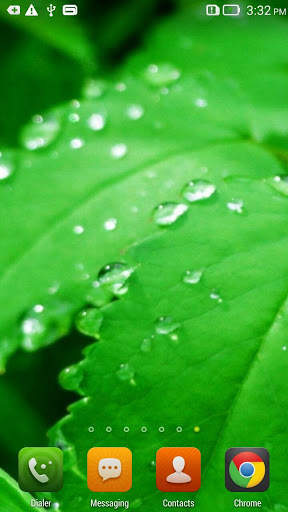 Green Leaf Live Wallpaper screenshot 4