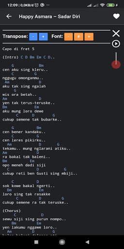Chord Gitar Lagu Indonesia screenshot 8