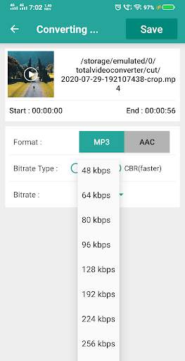 Video to MP3 - MP3 Cutter screenshot 3