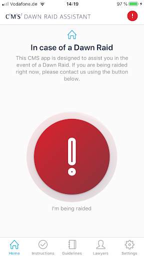 CMS Dawn Raid App screenshot 1