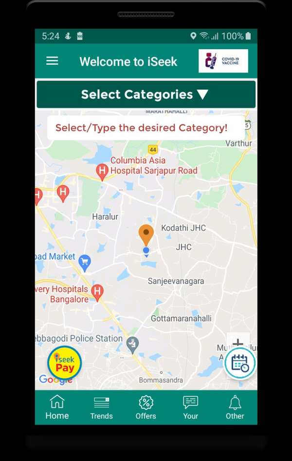 iSeek - Search, Rate, Ask, Con screenshot 1