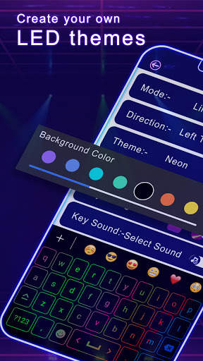 Neon LED Keyboard - RGB Lighting Colors Keyboard screenshot 5