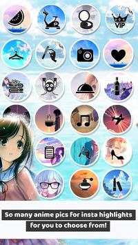 Anime Cover Photo for Ig Highlights screenshot 2