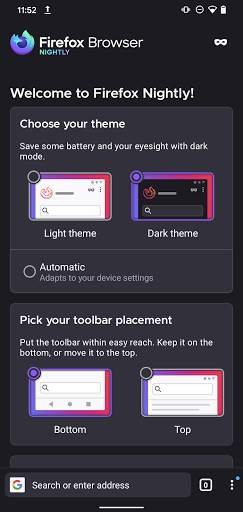 Firefox Nightly for Developers screenshot 4