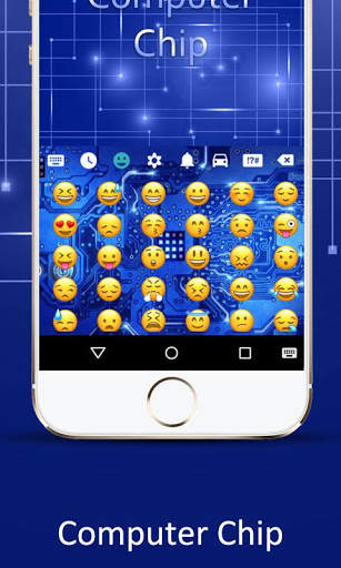 Chip Fancy Keyboard Theme 4 تصوير الشاشة
