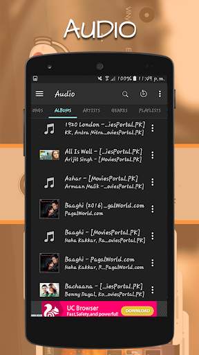 Music Mp3 Video Player 2017 screenshot 7
