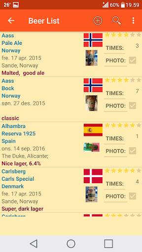 Beer List Free screenshot 5