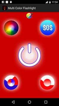 Multi Color Flashlight screenshot 2