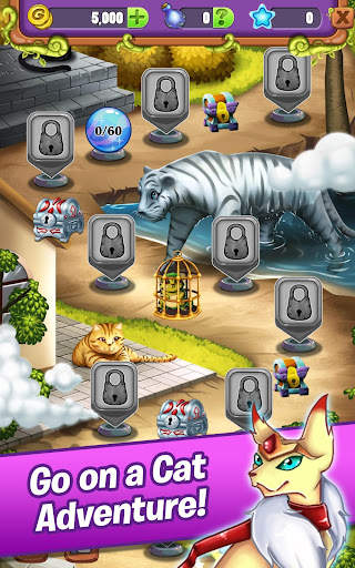 Hidden Mahjong Cat Tails: Free screenshot 2