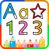 ABC123 Написать английский алфавит чисел геометрия иконка