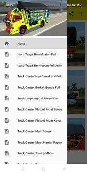 Mod Bussid Truck Full Animasi screenshot 1