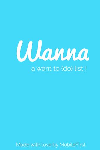 Wanna - a want to (do) list screenshot 1
