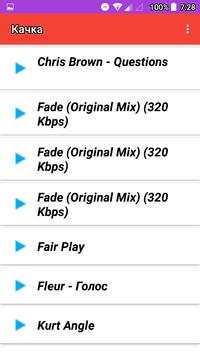 Free music downloaded player screenshot 2